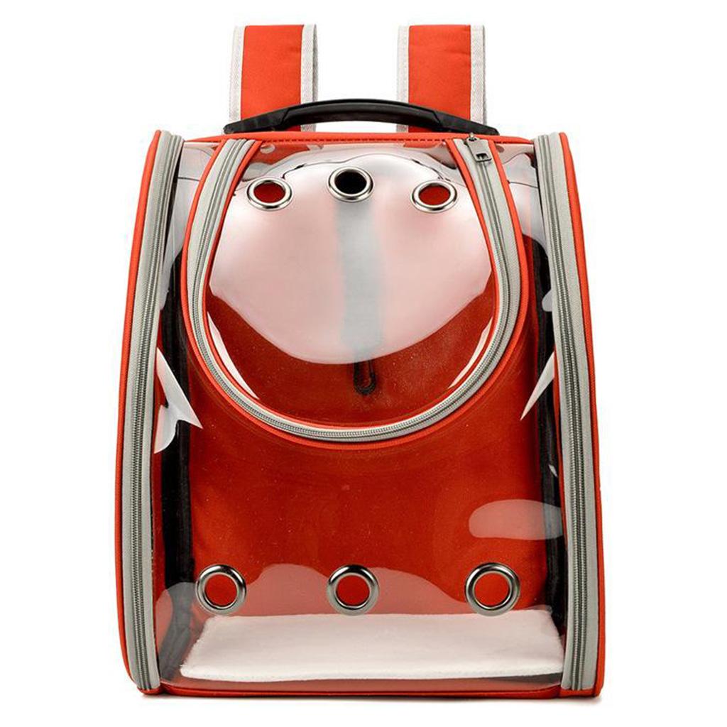 Pet Cat Dog Carrier Bag Backpack Travel Kennel Handbag Puppy Bag Crate Red