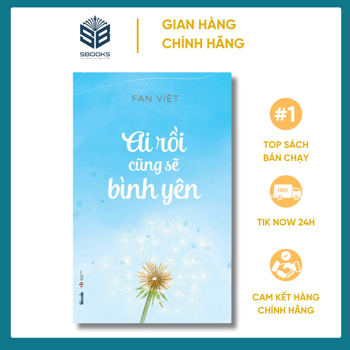 Sách - Ai Rồi Cũng Sẽ Bình Yên (Fan Việt) - Sách CHÍNH HÃNG Sbooks