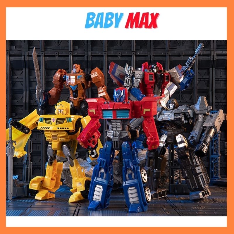 Đồ chơi lắp ghép robot biến hình Optimus Prime độc đáo mô hình người máy xe hơi Transformers