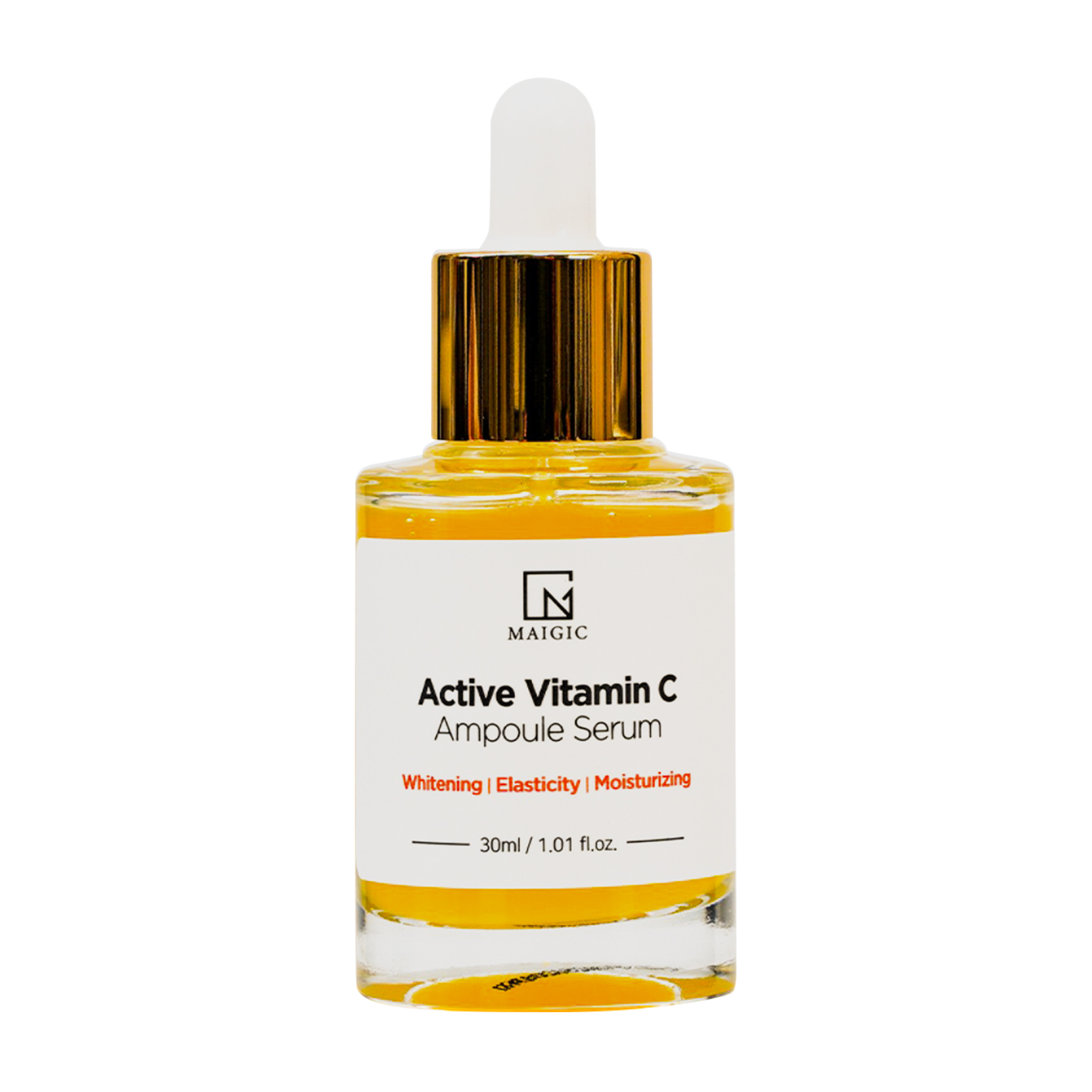 Serum trắng da mờ thâm giảm mụn MAIGIC Active Vitamin C Ampoule Serum 30ml