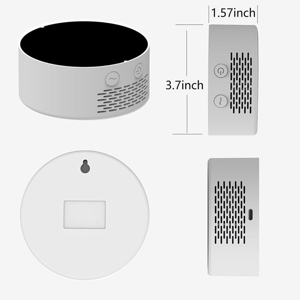 Tuya Wifi Portable Air Quality Meter 7in1 PM2.5 CO2 TVOC HCHO AQI Temperature Humidity Tester Color Display Carbon Dioxide Detector Support Cellphone APP Control with Calendar Function