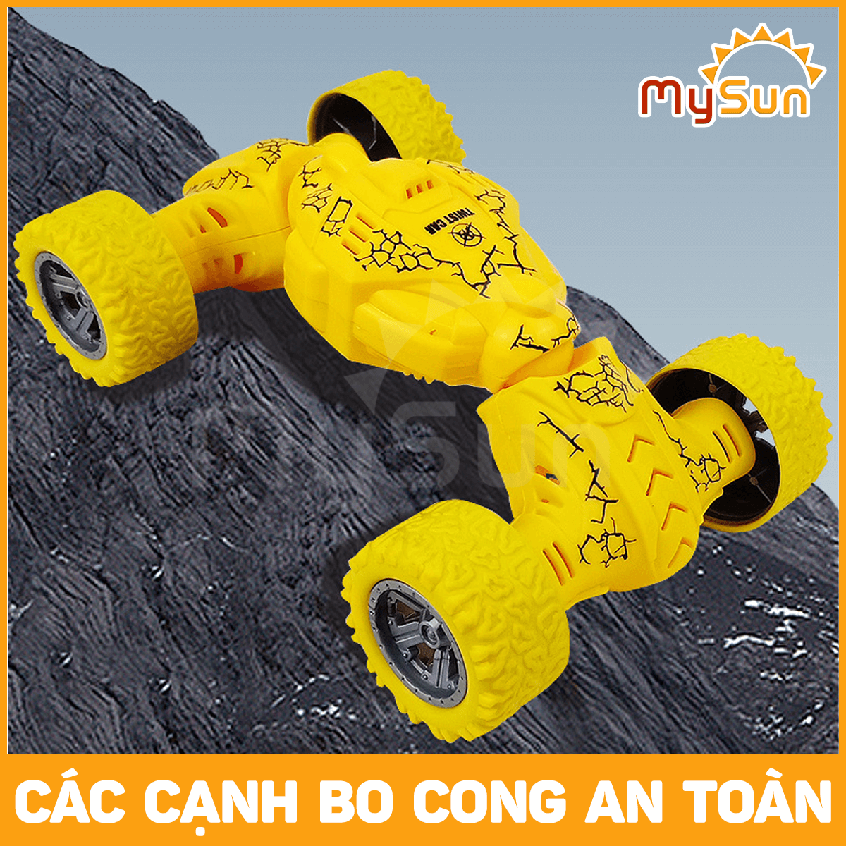 Xe ô tô địa hình đồ chơi cho bé oto leo núi 4 bánh giá rẻ MySun
