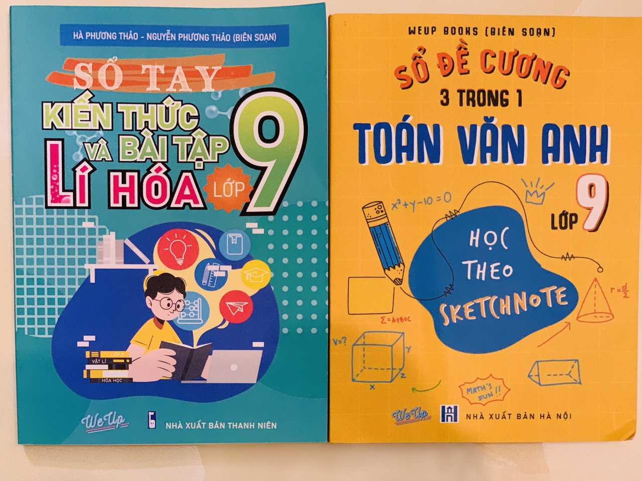 Sách - sổ tay đề cương 3 trong 1 toán văn anh lớp 9
