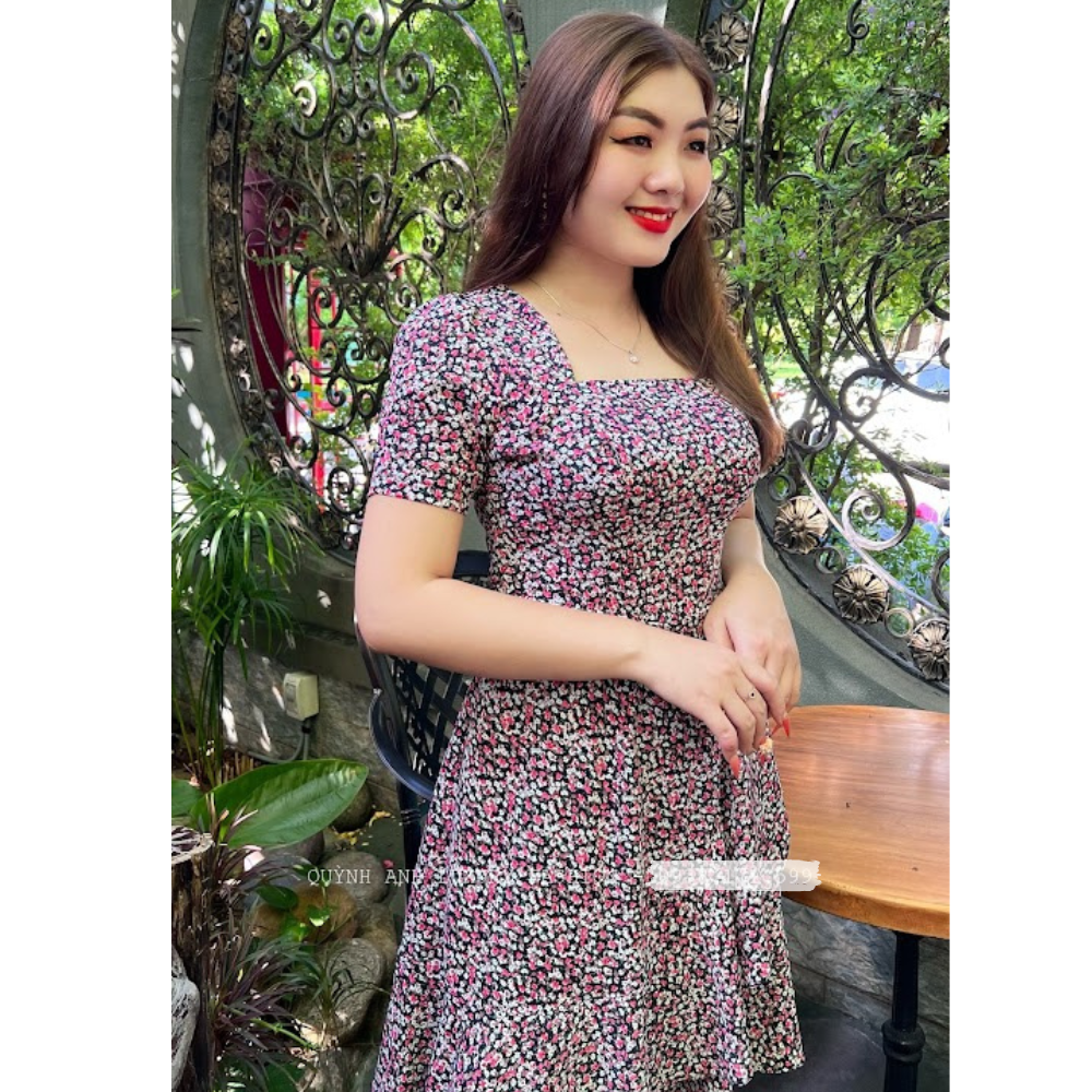 Váy Voan Hoa Nhí Tím Dạo Phố Ngày Hè Siêu Xinh Hazel Dress