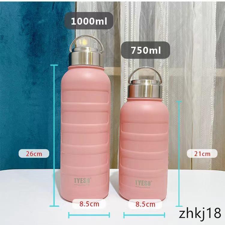 Bình nước giữ nhiệt chân không nóng và lạnh bằng thép không gỉ dung tích 750ml 1000ml tiện dụng cho hộ gia đình