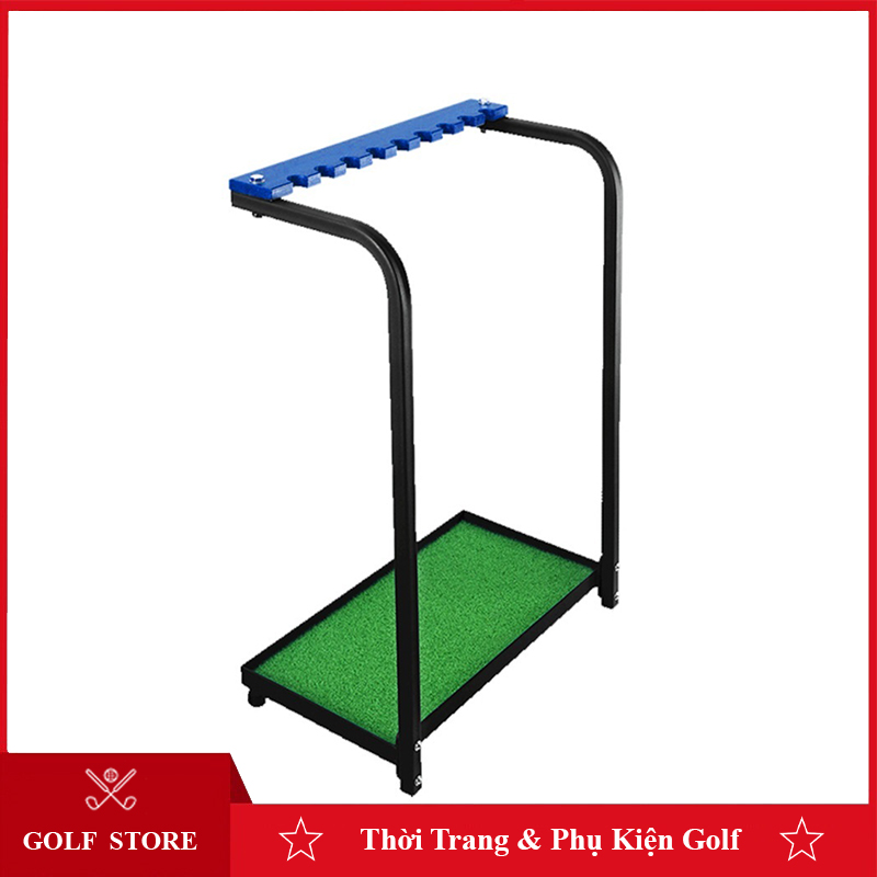 Giá để gậy golf loại cài được 9 gậy