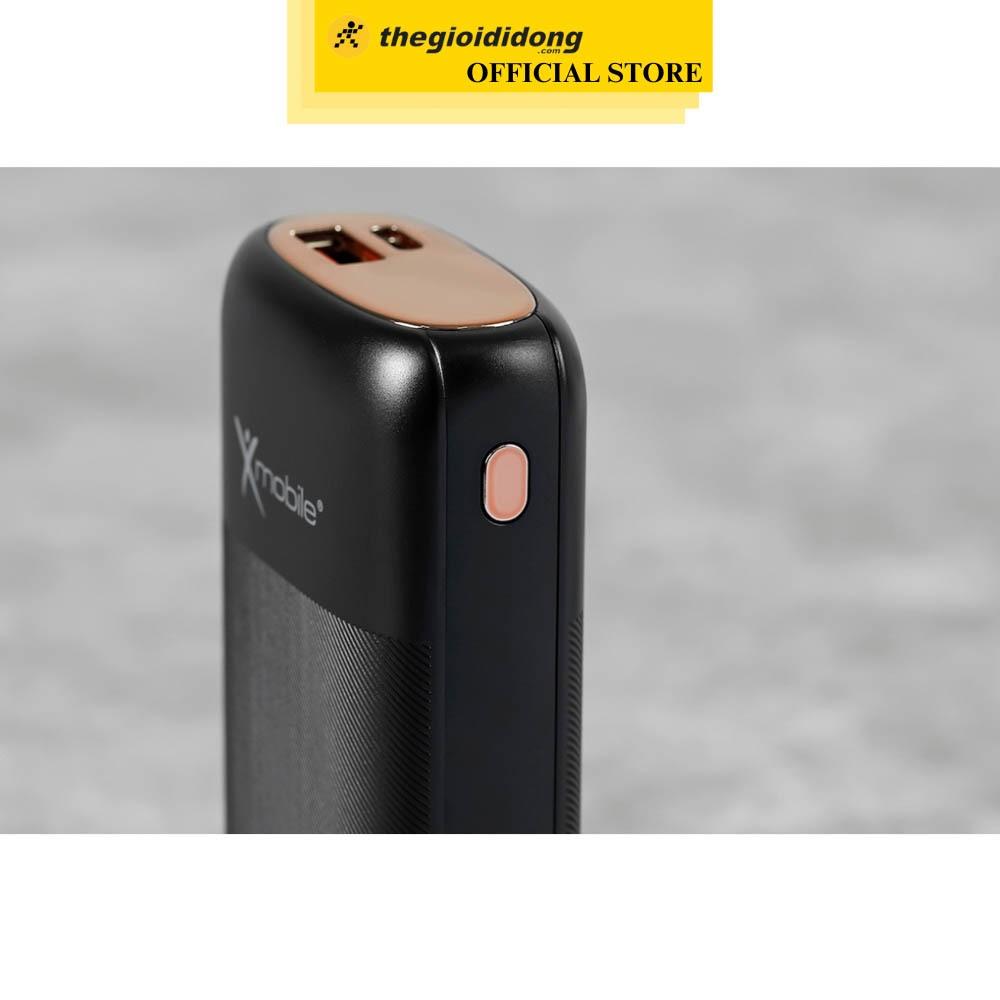 Pin sạc dự phòng 10000mAh Type C PD QC3.0 22.5W Xmobile T121 - Hàng chính hãng