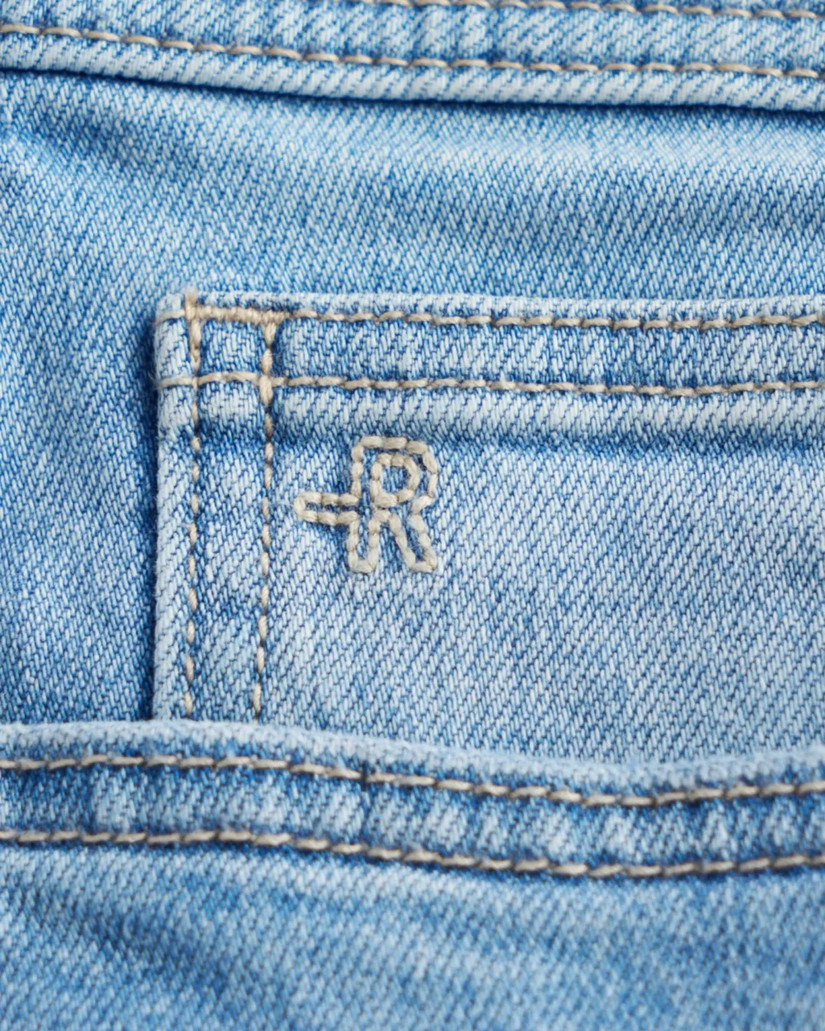 Quần denim nam thêu nhỏ Form Tapered - ROUTINE 10F25DPA017