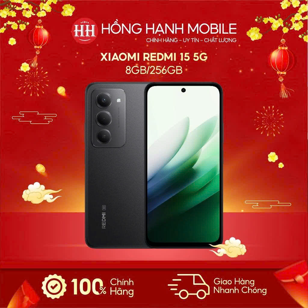 Điện Thoại Xiaomi Redmi 15 5G 8GB/256GB - Hàng Chính Hãng