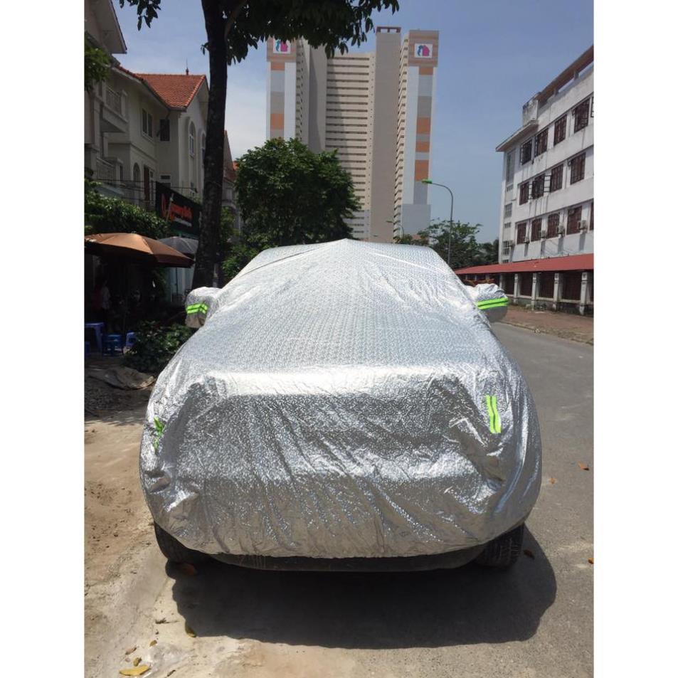 Bạt che phủ xe ô tô 7 chỗ Hyundai Santafe chống nắng mưa - bạt trùm xe ô tô 3 lớp chống nóng không thấm nước . .