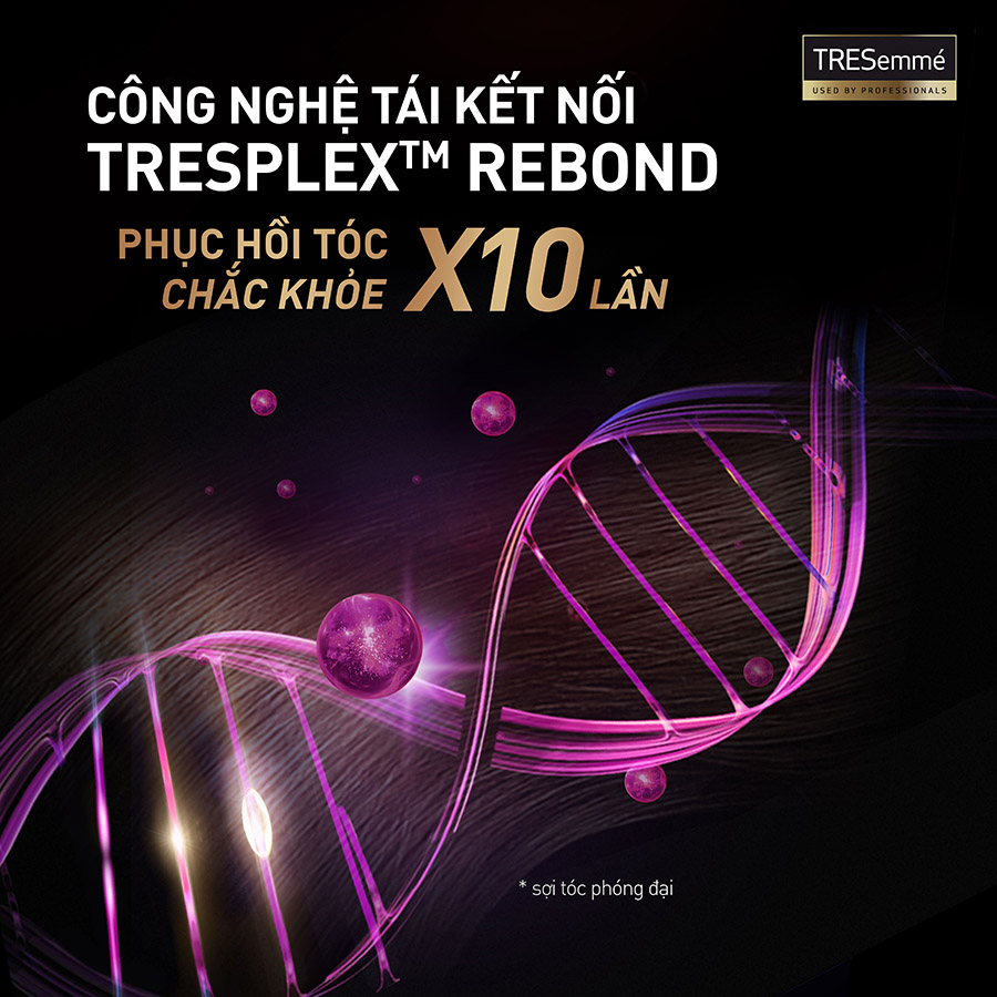 Combo Gội 640g, Xả 620g &amp; Ủ 180ml Tresemme Salon Rebond Giúp Ngăn Gãy Rụng Tóc