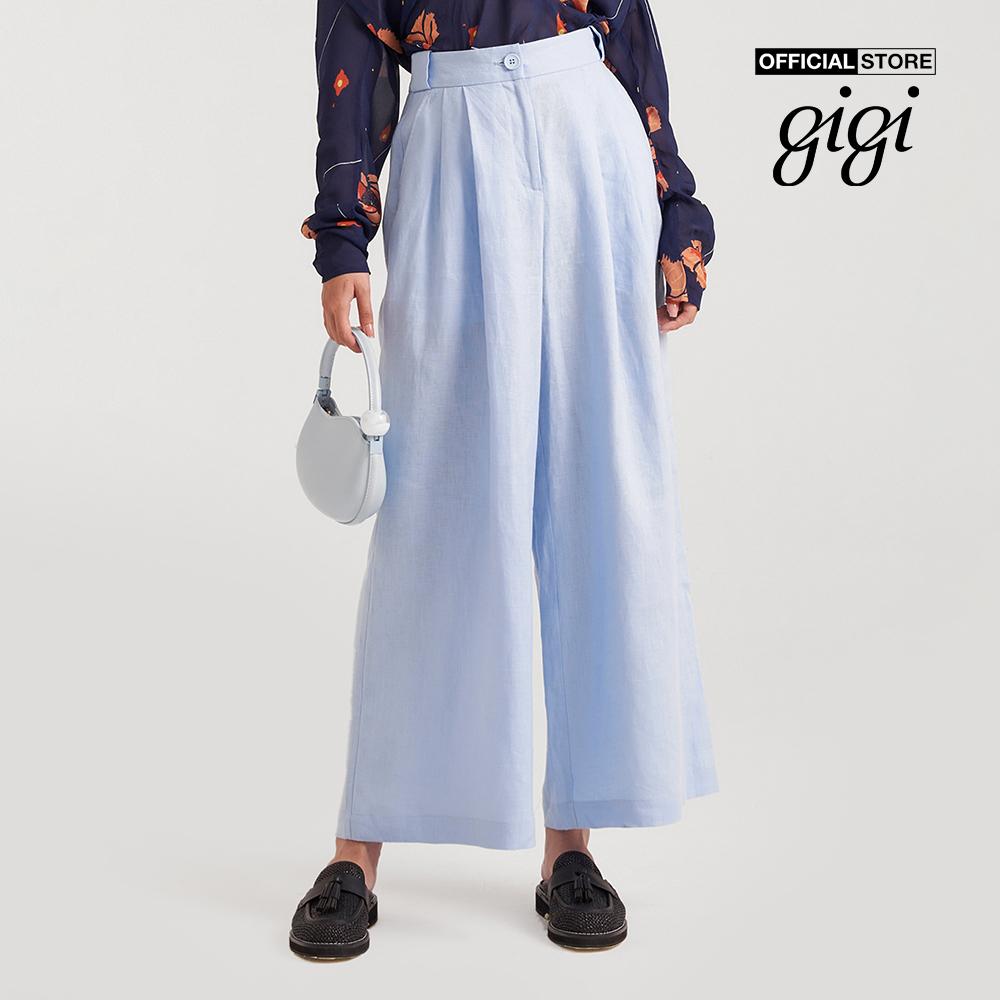 GIGI - Quần culottes nữ xếp li thời trang G3202P222310