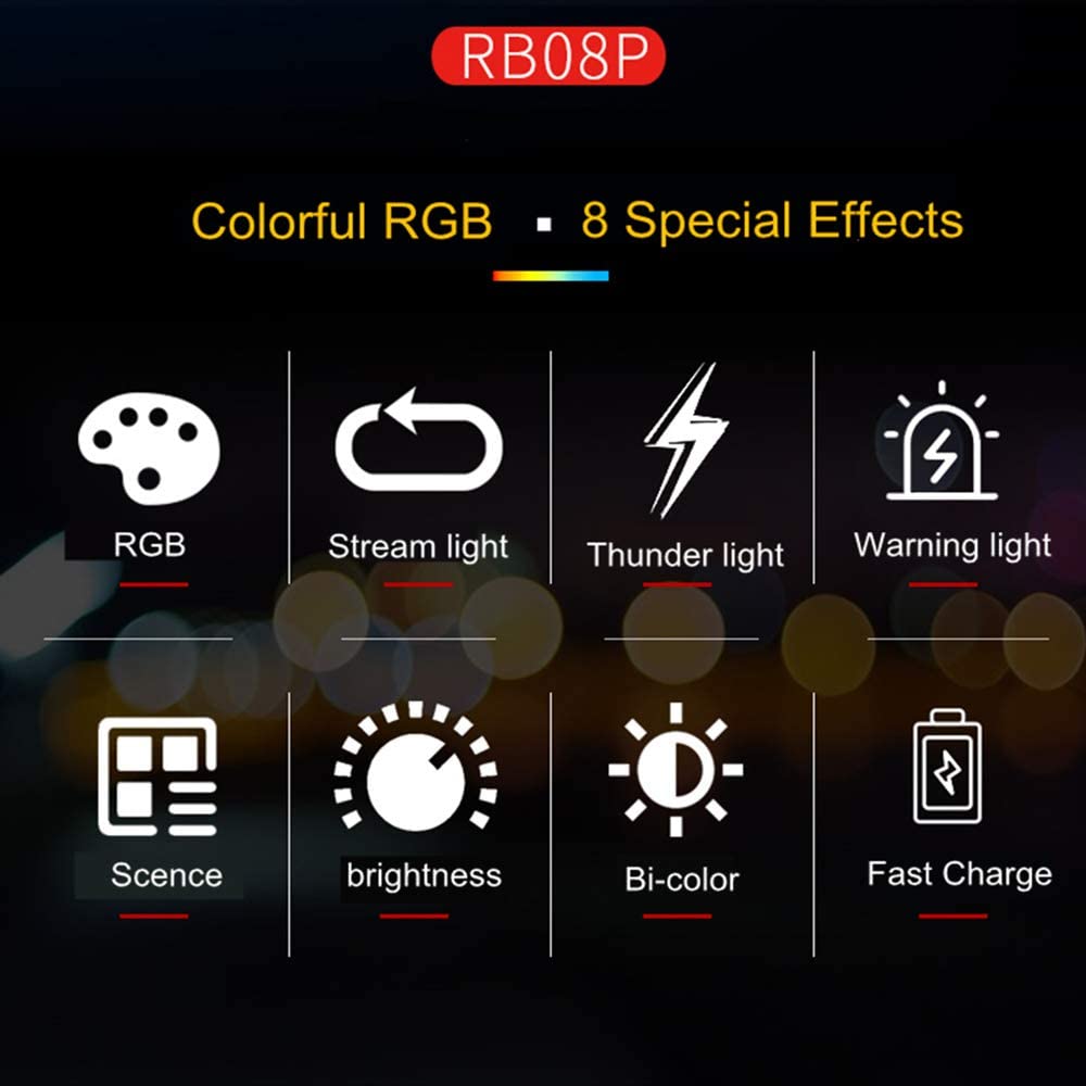 Bảng Đèn LED Di Động Viltrox  RB08P RGB 2500 K-8500 K Hàng Nhập Khẩu