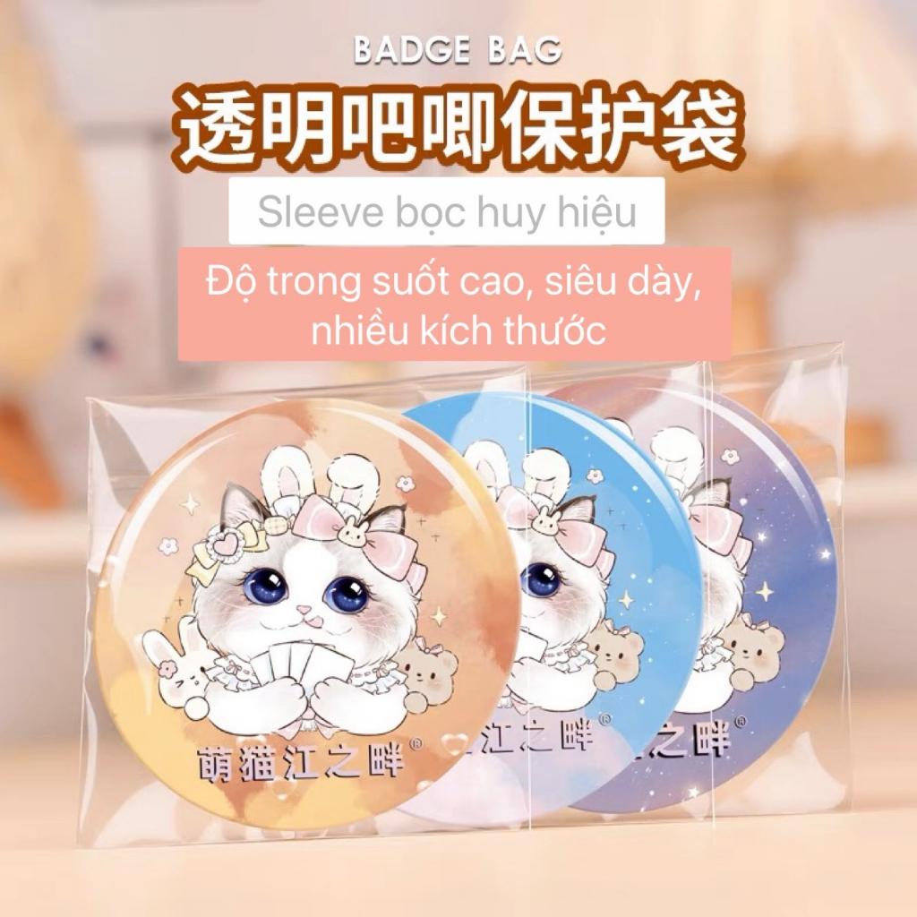 Sleeve bọc huy hiệu MEET nhiều kích thước