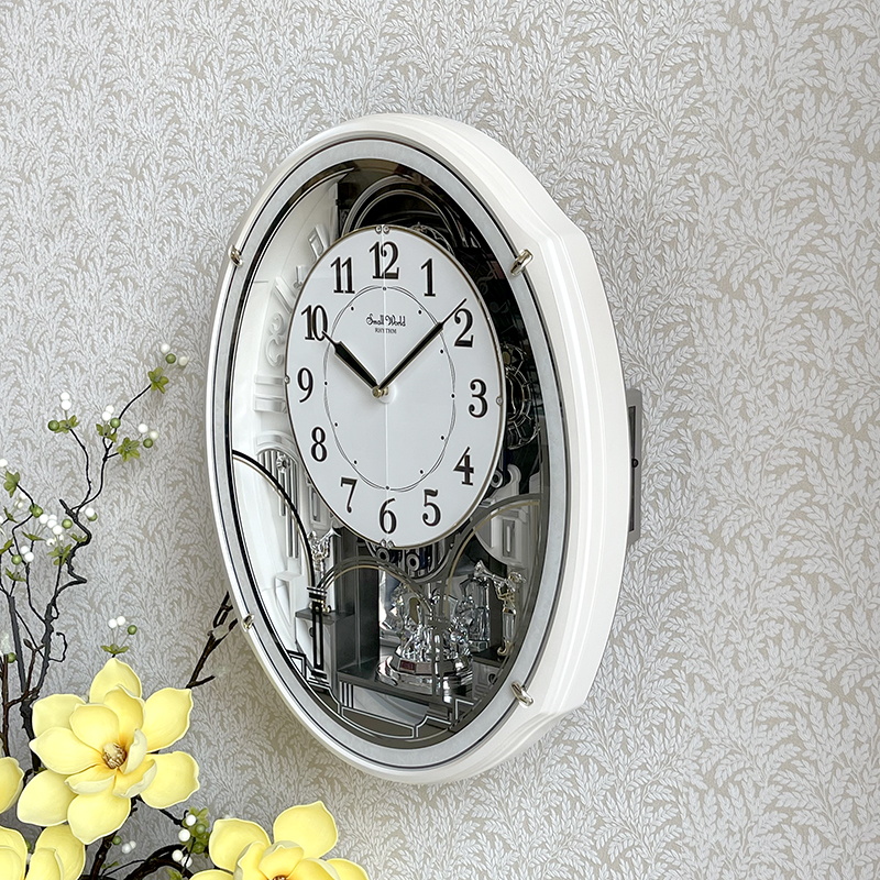 Đồng hồ Rhythm Magic Motion 4MH435WR03 Kt 38.9 x 49.9 x 10.8cm, Dùng PIN