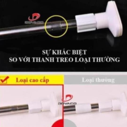 Thanh treo đa năng không cần khoan, không cần bắt vít_ Chân dài kích thước 52cm - 80cm