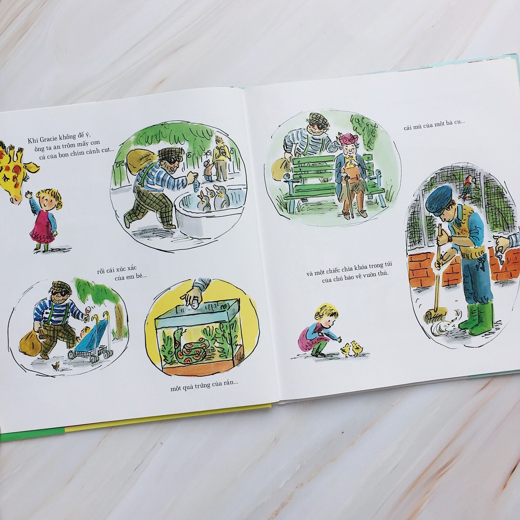 Sách - Gracie Grabbit và chú hổ - Sách truyện thiếu nhi - Crabit Kidbooks