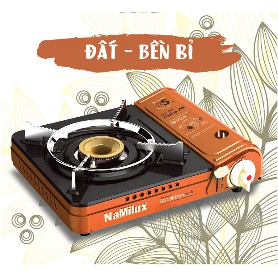 Bếp Gas Mini Cao Cấp NaMilux 2S NA-194PF - Hàng Chính Hãng