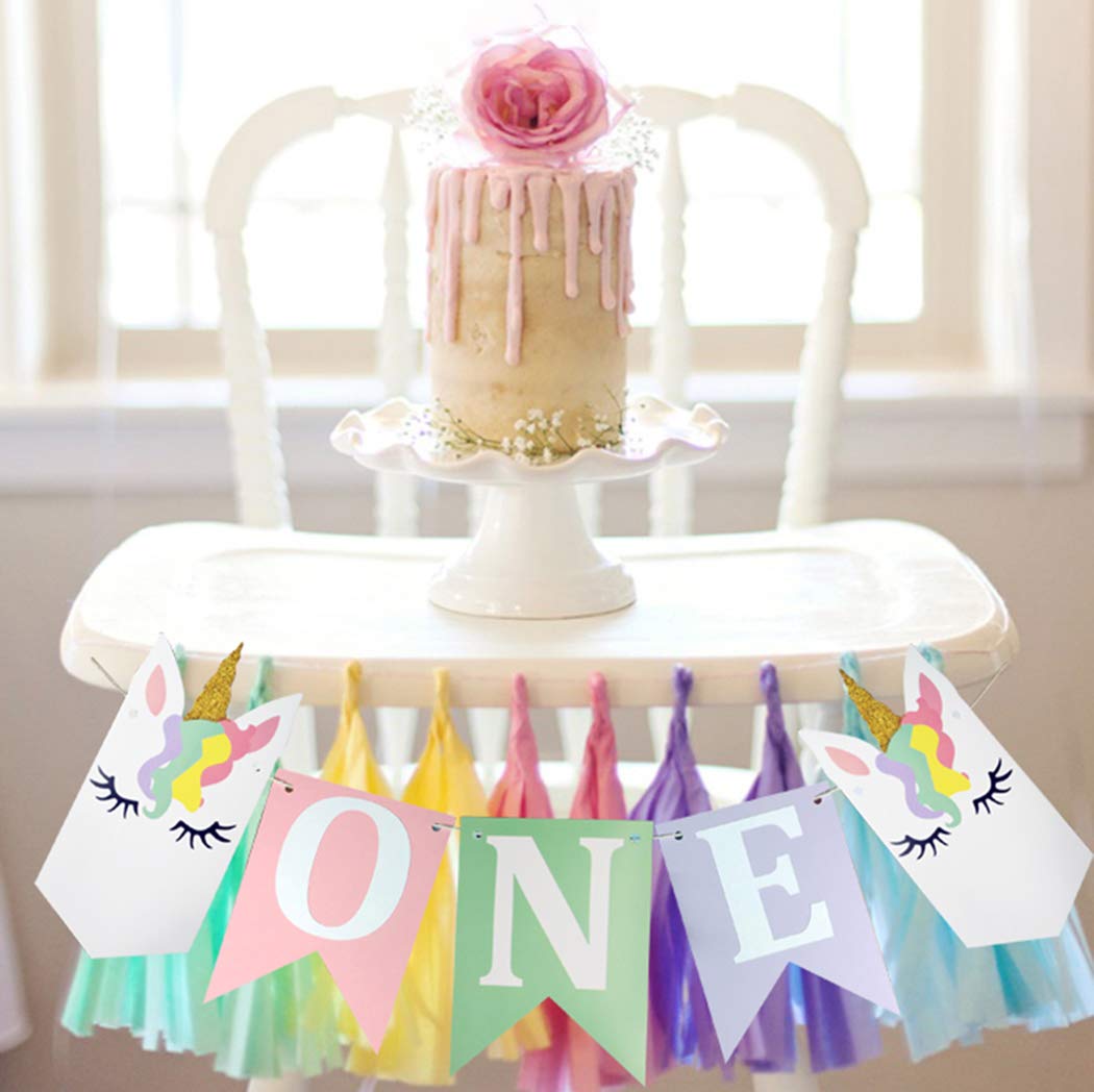 Dây cờ trang trí ghế ăn dặm cho bé Banner for Baby Dining Chair upkp33