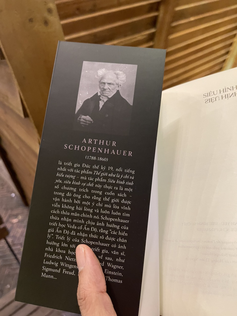 SIÊU HÌNH TÌNH YÊU, SIÊU HÌNH SỰ CHẾT – Arthur Schopenhauer – Hoàng Thiên Nguyễn dịch – Nhã Nam – NXB Dân Trí (Bìa mềm)