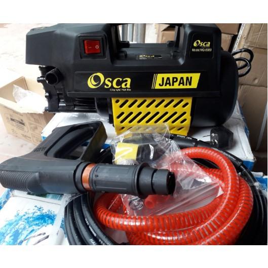 Máy rửa xe OSCA công suất mạnh tặng bình xà phòng - rửa xe