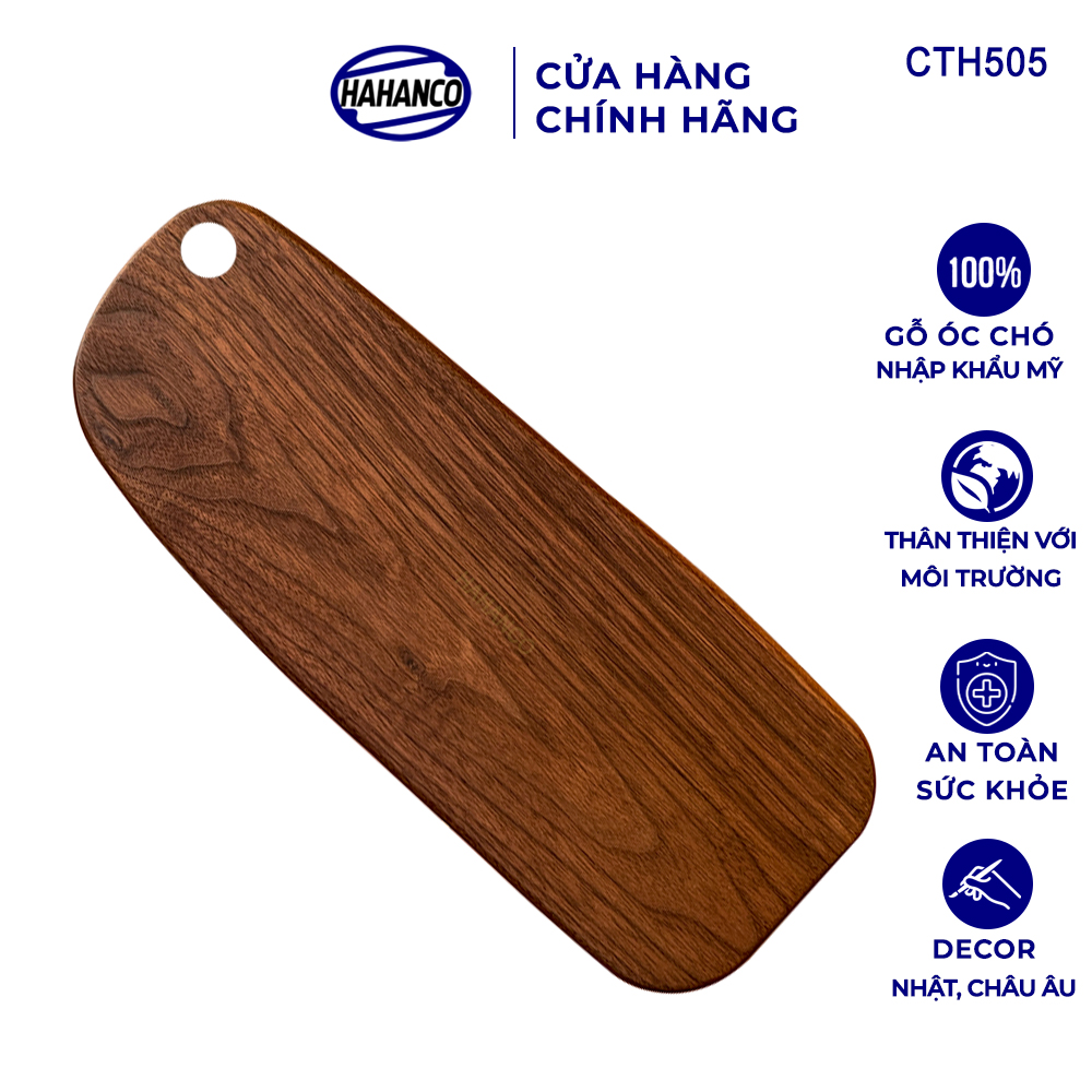 Thớt gỗ óc chó nhập khẩu Mỹ liền khối trang trí bàn ăn/ khay bánh mì/trái cây tráng miệng/bít tết/ Kê Thức Ăn Khi Thái/Pizza/Decor/chụp ảnh sản phẩm/Beef Steak- CTH505