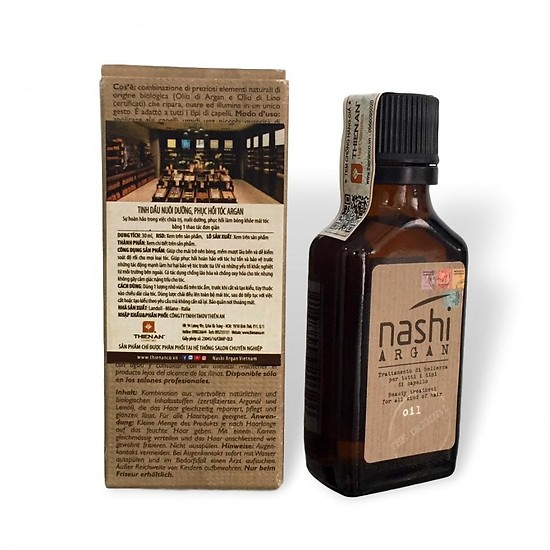 Tinh dầu nuôi dưỡng phục hồi tóc Nashi Argan 30ml