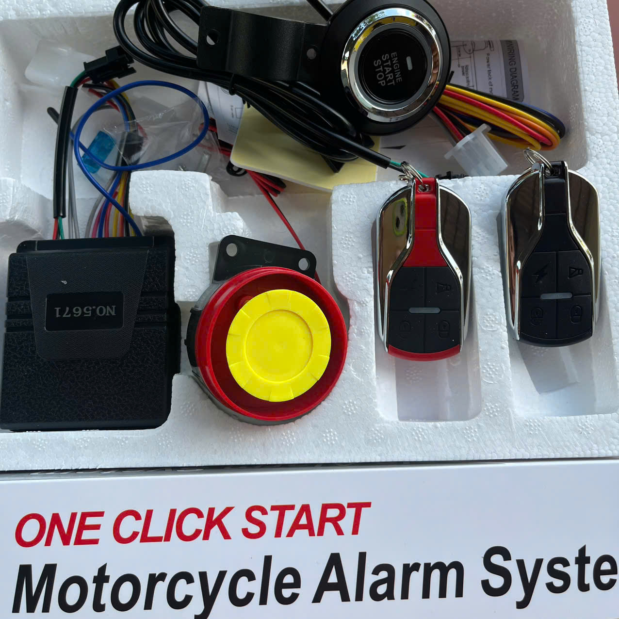Bộ Khóa Smartkey Chống Trộm Xe Máy Thông Minh Không Cần Chìa –Lắp Được Nhiều Dòng Xe