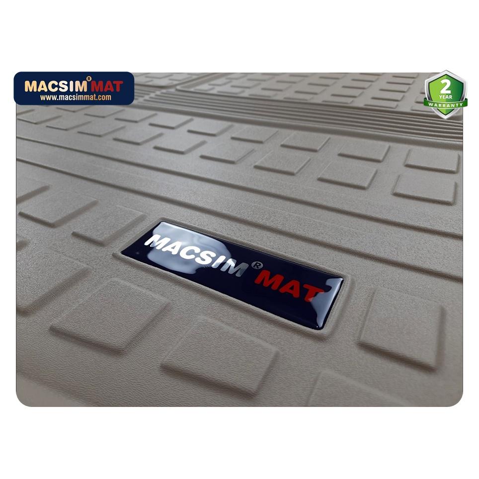 Thảm lót cốp xe ô tô Ford Explorer 2020 -nay nhãn hiệu Macsim chất liệu TPV cao cấp màu be,màu đen