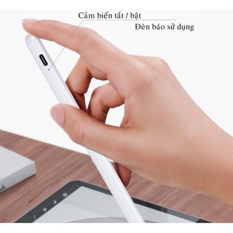 Bút Cảm Ứng Wiwu Picasso Dảnh Cho iPad/Máy Tính Bảng/IOS/Android/Windows Touch Pen P339 - Hàng Chính Hãng