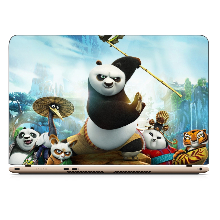 Miếng Dán Skin In Decal Dành Cho Laptop - Kungfu Panda 2 - Mã 061118