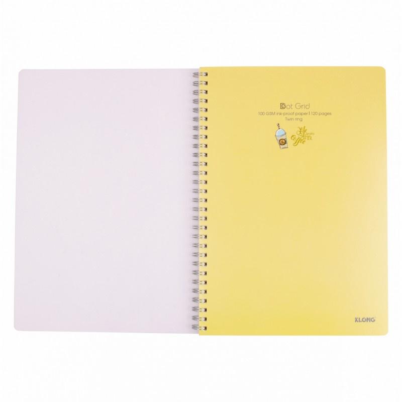 Vở lò xo kép Dot Grid B5 - 120 trang; MS: 578