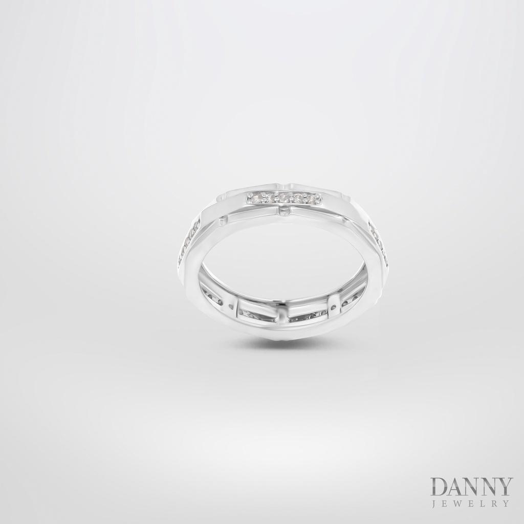 Nhẫn Đôi Danny Jewelry Bạc 925 Xi Rhodium/Vàng hồng N0089