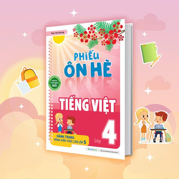 Sách - Phiếu Ôn Hè Tiếng Việt Lớp 4