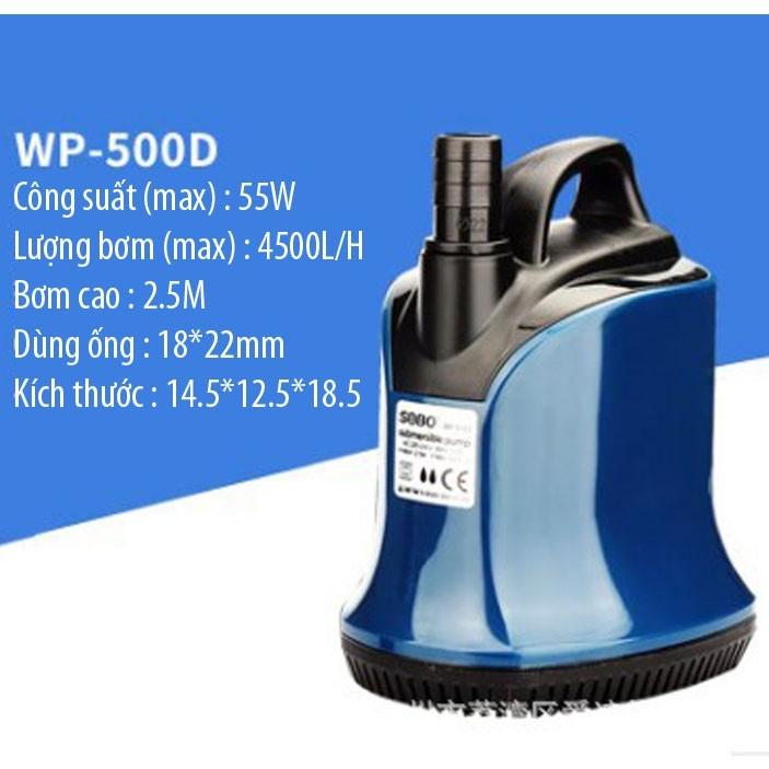 Máy bơm chìm bể cá SOBO hút cặn đáy bơm hồ koi sobo WP 100d WP 200D WP 300D WP 500D WP 700D