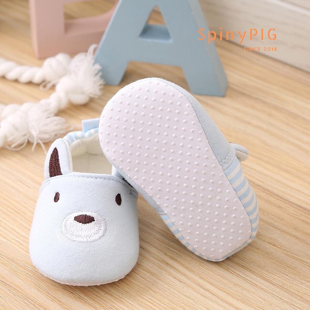 Giày tập đi cho bé 0-18 tháng tuổi chống trơn trượt chất liệu cotton hàng siêu xinh