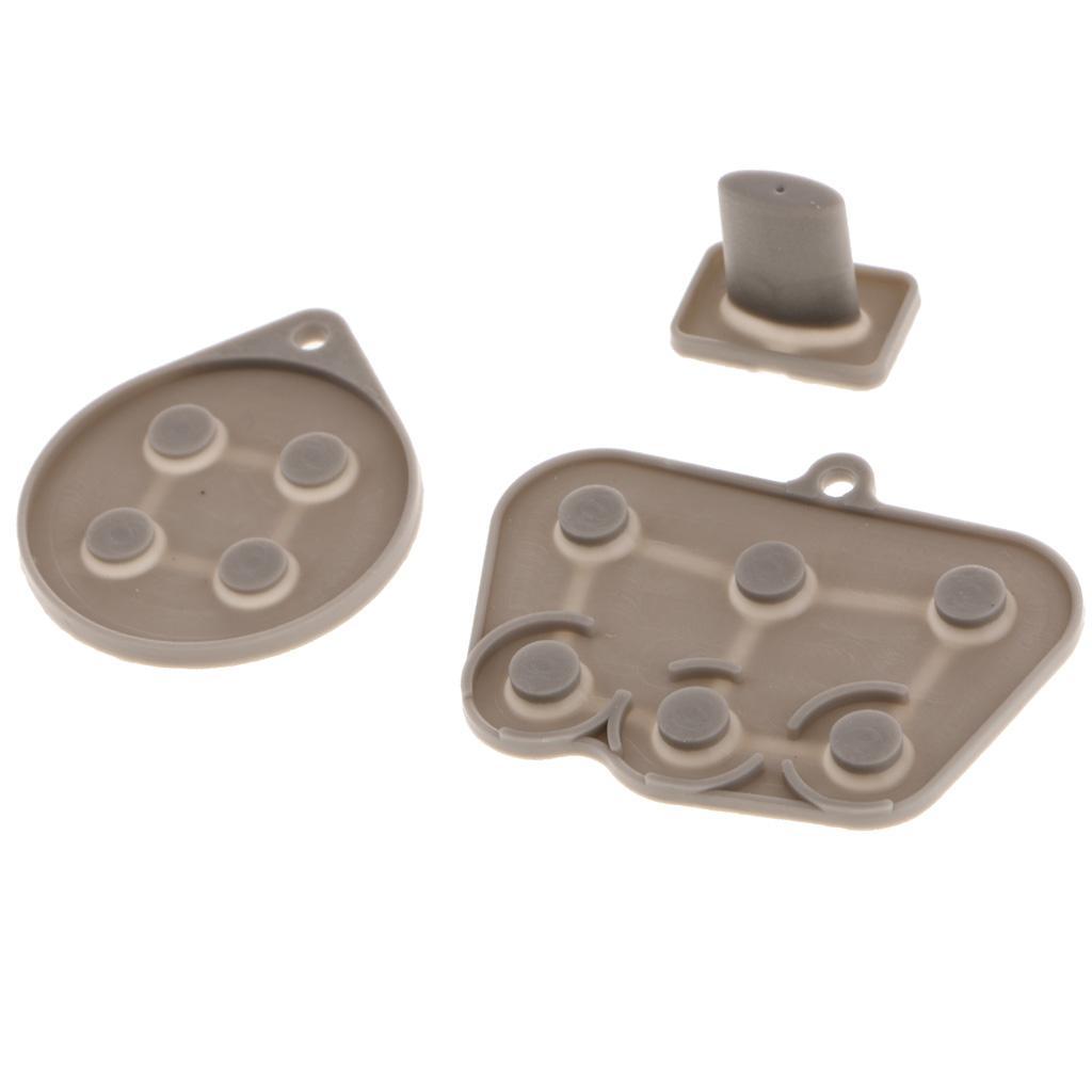 3x Controller Conductive Button Key Touch Rubber Pad for Parts