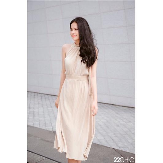 Set váy cổ yếm