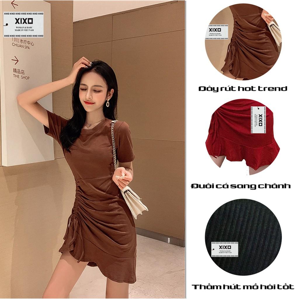 Đầm nữ đuôi cá rút dây thời trang XIXO - DAM0006