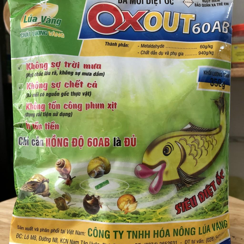 Bả mồi diệt ốc Oxout 60ab 350g, diệt các loại ốc như ốc sên, ốc bươu vàng, ốc nhớt…
