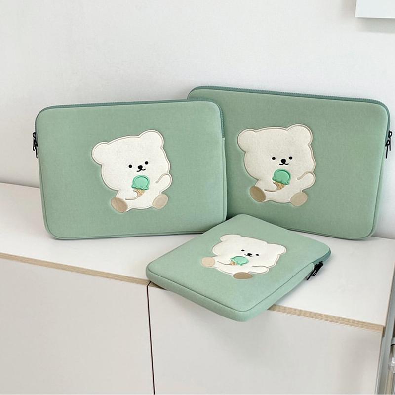 Cô Gái Hoạt Hình Dễ Thương Laptop Tay 11 13 14 15 15.6 Inch Cho Macbook Air Ipad Pro 11 12.9 ASUS đựng Laptop Túi