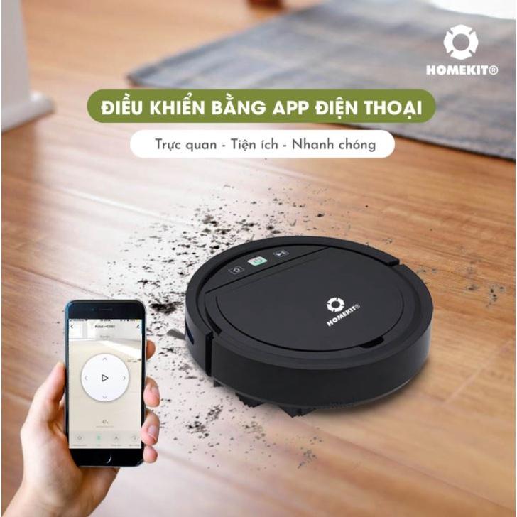 Robot hút bụi lau nhà điều khiển từ xa HOMEKIT RV-520 6 tính năng, kết nối app điện thoại Tuya Smart - Hàng chính hãng