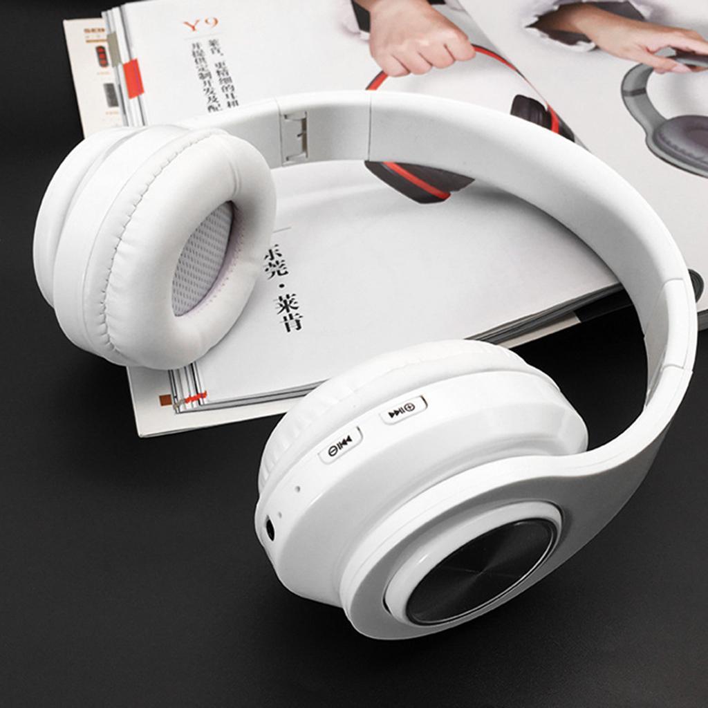 RGB Luminous Wireless Bluetooth Gaming Headset Stereo Headphone