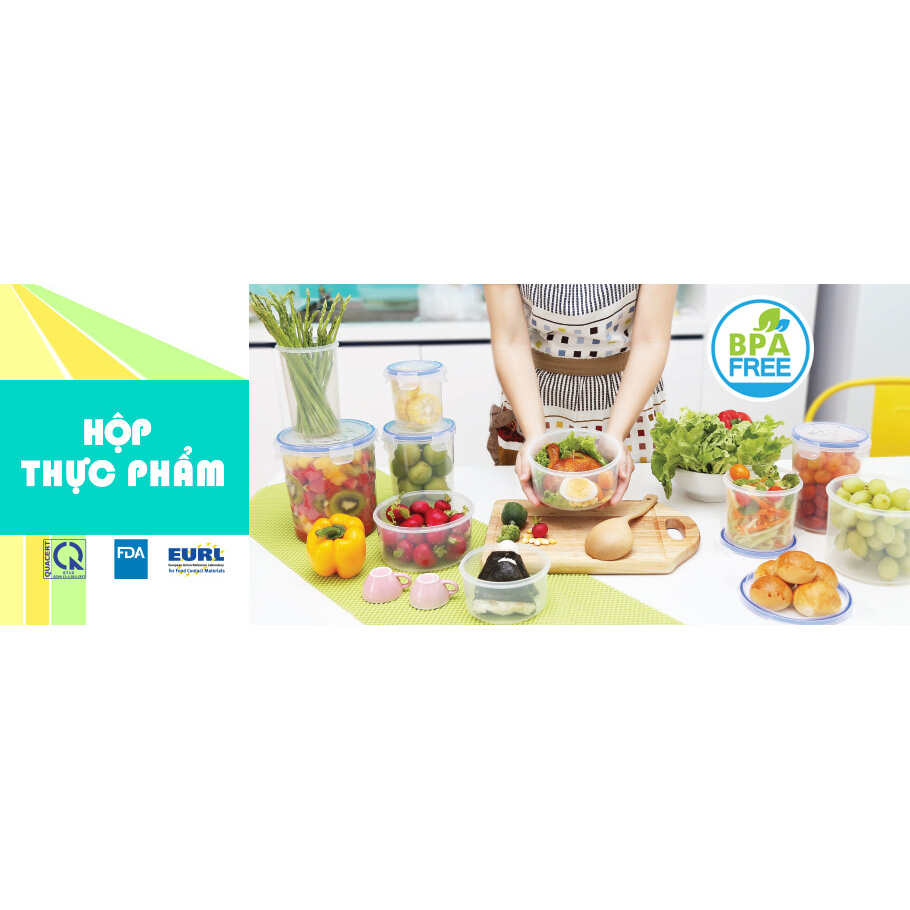 Hộp Thực Phẩm CN Matsu Duy Tân No.432 Trong Suốt Không Màu 800ml