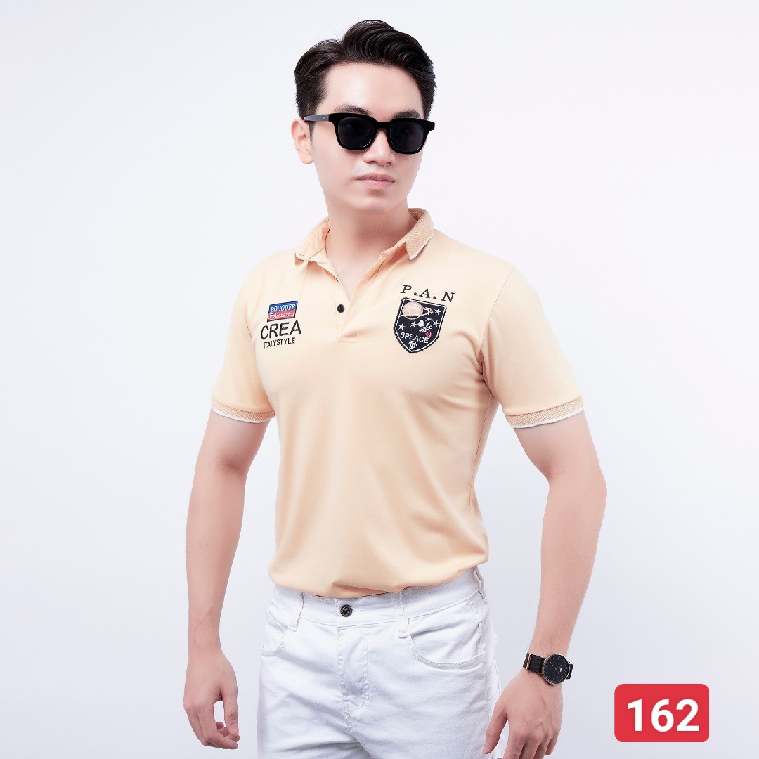 Áo Thun Polo Nam Tay Ngắn Unisex thương hiệu Chandi thiết kế cố bẻ thêu không bong tróc khi giặt PLN10