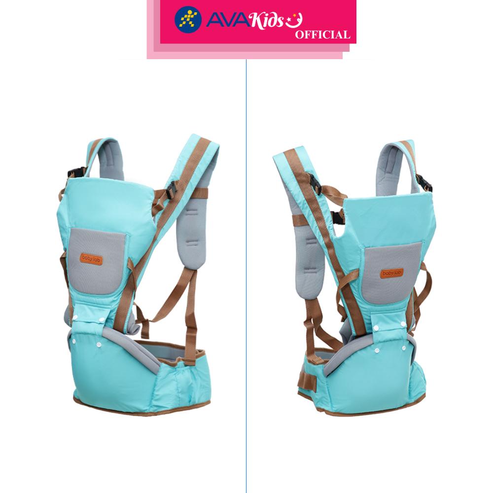 Địu em bé 4 tư thế Baby Lab AC - Màu ngẫu nhiên (3 - 36 tháng) - Hàng Chính Hãng