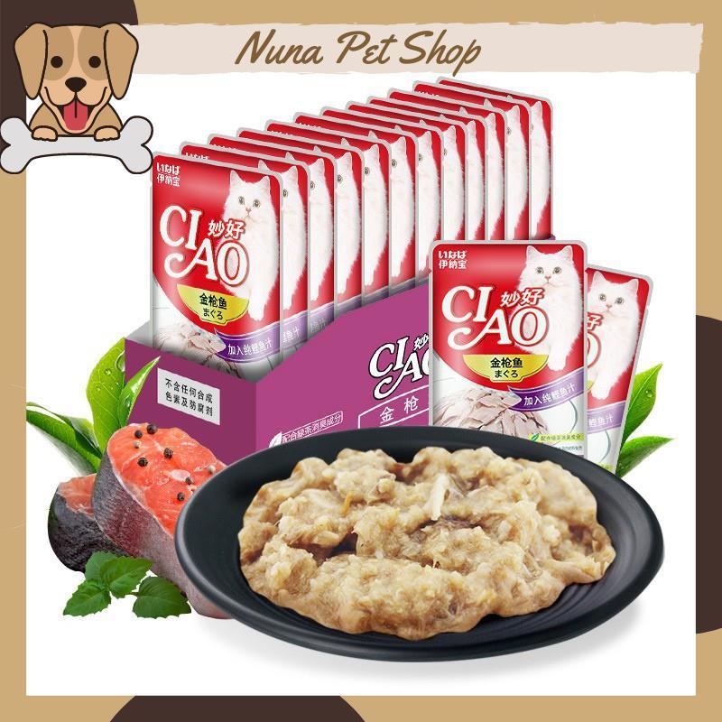 Pate Ciao dành cho mèo thơm ngon, bổ dưỡng (Gói 60g)