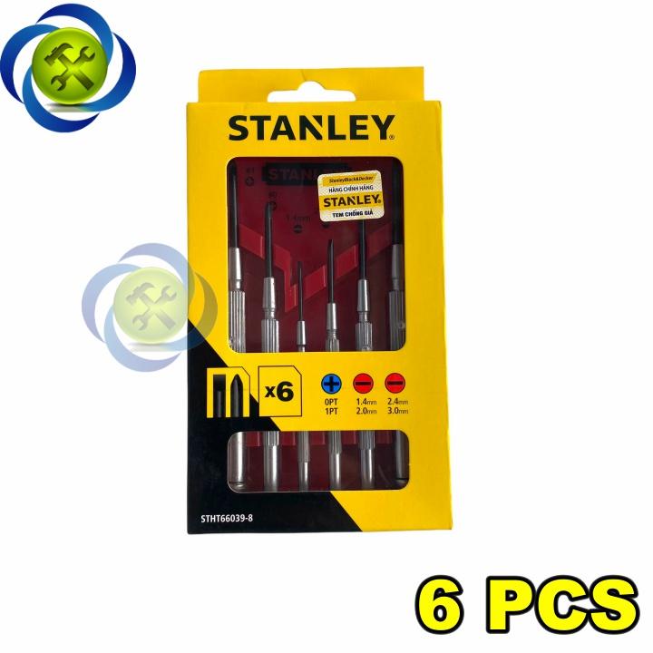 Bộ vít điện tử Stanley STHT66039-8 cán sắt 6 cây