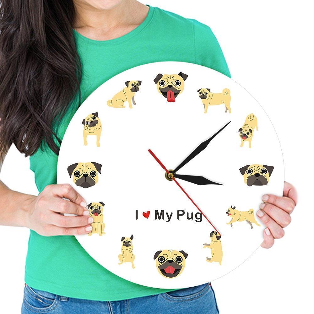 Wall Clock Cartoon Quiet Decorative Clock 12 inch for Kitchen