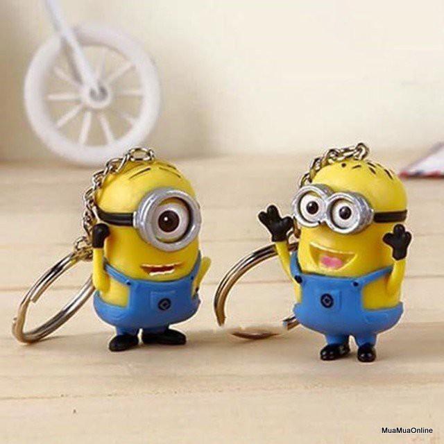 Móc Khóa Minion Có Led Kêu I Love You